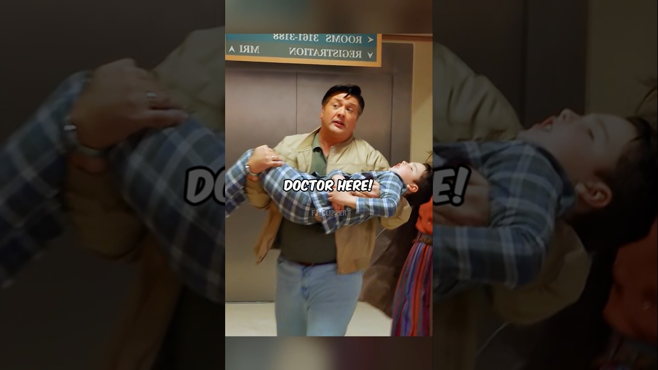 Sheldon has his gallbladder removed 😱 | young Sheldon 