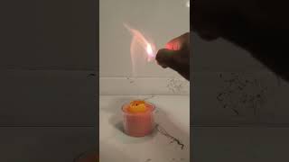 Dumanla Mum Yakma Deneyi