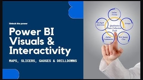 Power BI Visuals & Interactivity: Maps, Slicers, Gauges & Drilldowns