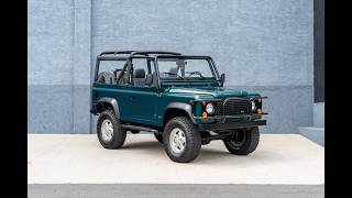 1997 Land Rover Defender 90 Function Video and Cold Start #bringatrailer #landrover #defender