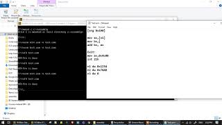 01: How to execute your first program in Assembly language on DOSBOX?