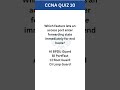 CCNA Quiz 10 #cisco #ccna #quiz #networking