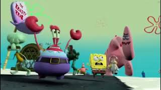 Spongebob Heropants Patrickosaurus Scares Spongebob Patrick Mr. Krabs Squidward Sandy And Plankton