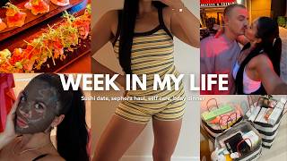 Week in my life: sushi date, self care, sephora haul,  🤍