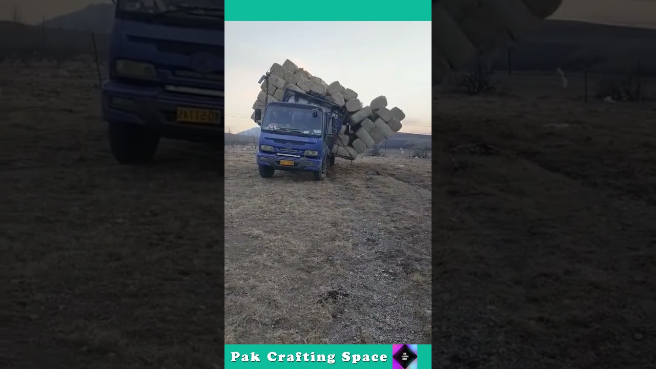 Unloading The Crop Blocks From The Truck