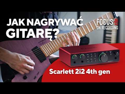 FOCUSrite ON RECORDING #001 - jak nagrywać gitarę? (Kamil Wrzoskiewicz)