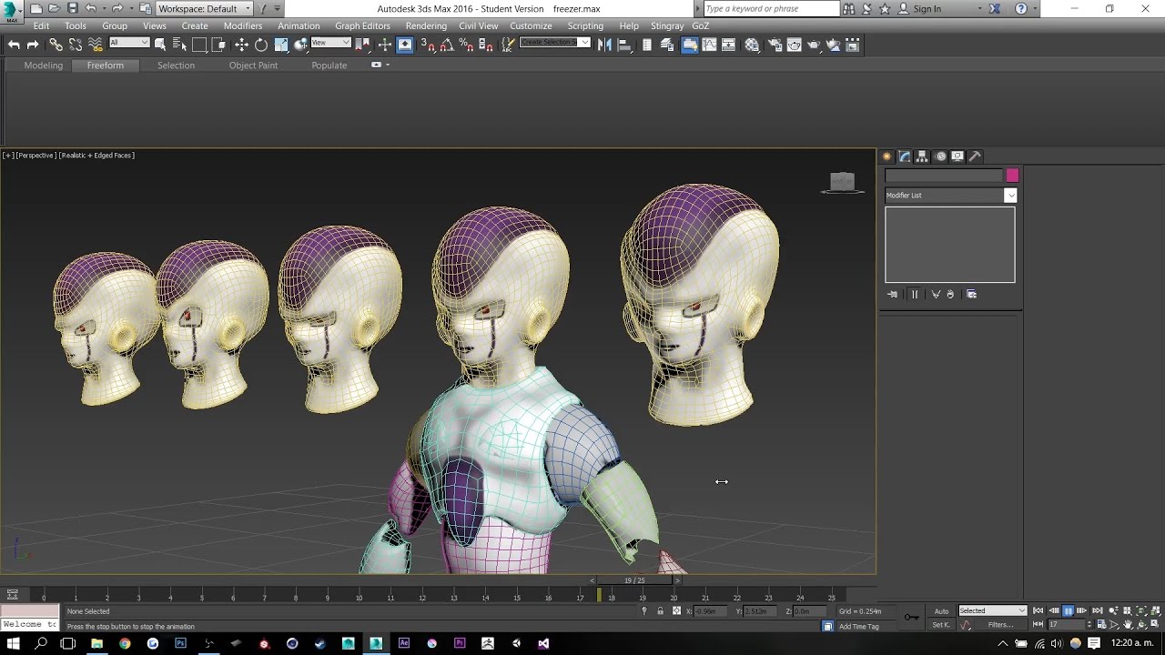 Crea animaciones faciales | Morpher 3ds Max - YouTube