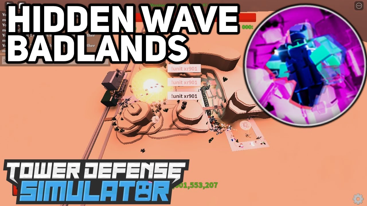 Hidden Wave In Badlands Tower Defense Simulator Youtube - badlands roblox tower defense simulator wiki fandom