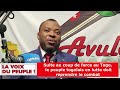 Suite au coup de force de faure gnassingb  le peuple togolais  en lutte doit reprendre le combat