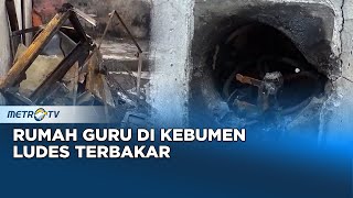 Korsleting Listrik, Rumah Guru di Kebumen Ludes Terbakar