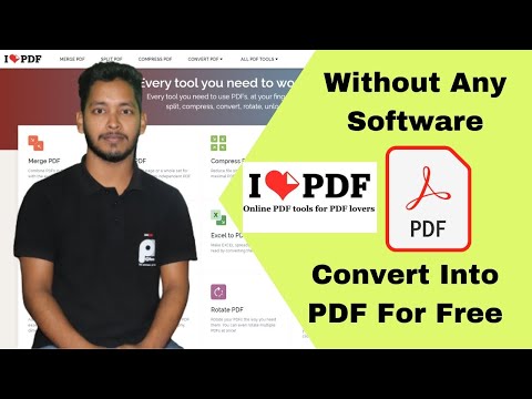 How To Use I Love Pdf 2021 || Convert Pdf File To Other Formate