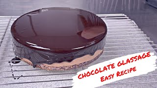 Chocolate Mirror Glaze Recipe | Chocolate  Glaze for Cake Decorating