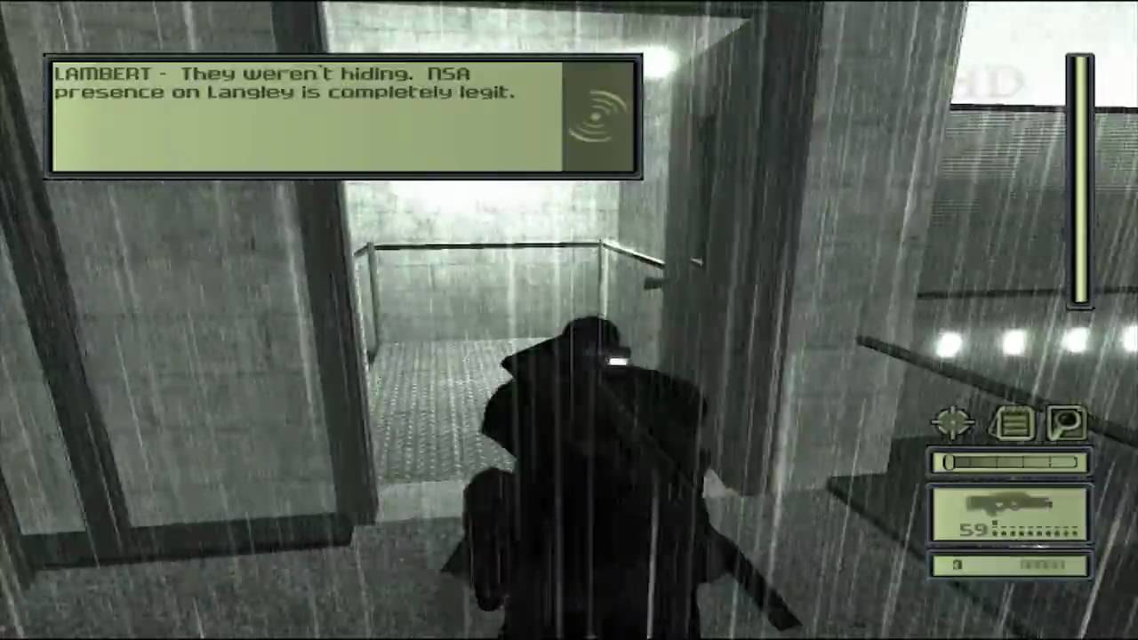 Splinter Cell - Mission 5 - CIA HQ (3/3) - YouTube