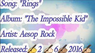 Aesop Rock - Rings (Lyrics)