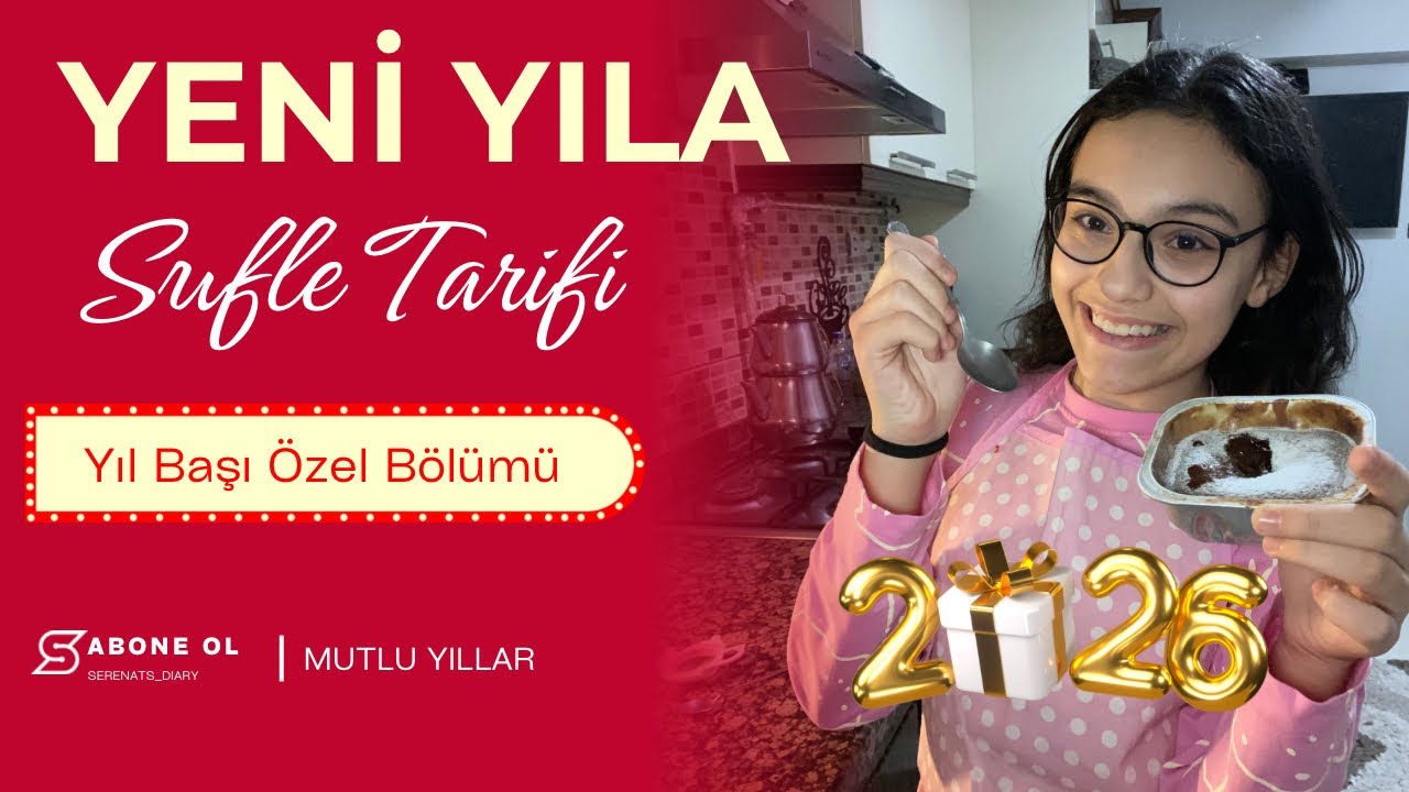 YENİ YILA TATLI BİR BAŞLANGIÇ || Çocuklar İçin Pratik Sufle Tarifi - Yılbaşı Özel