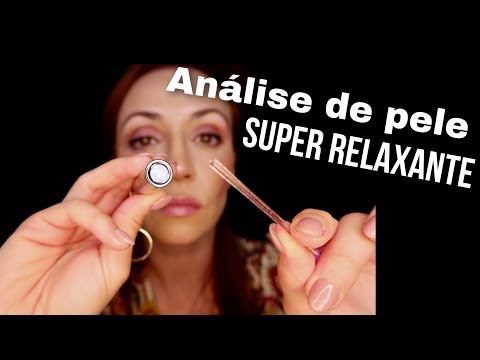 ASMR Portugal: Análise pele do rosto | vários arrepios e inaudível
