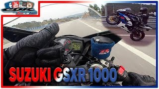 Riding Suzuki GSX-R 1000! Wheelies and Speed!
