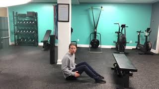 Reverse Plank Bridge Hip Lift