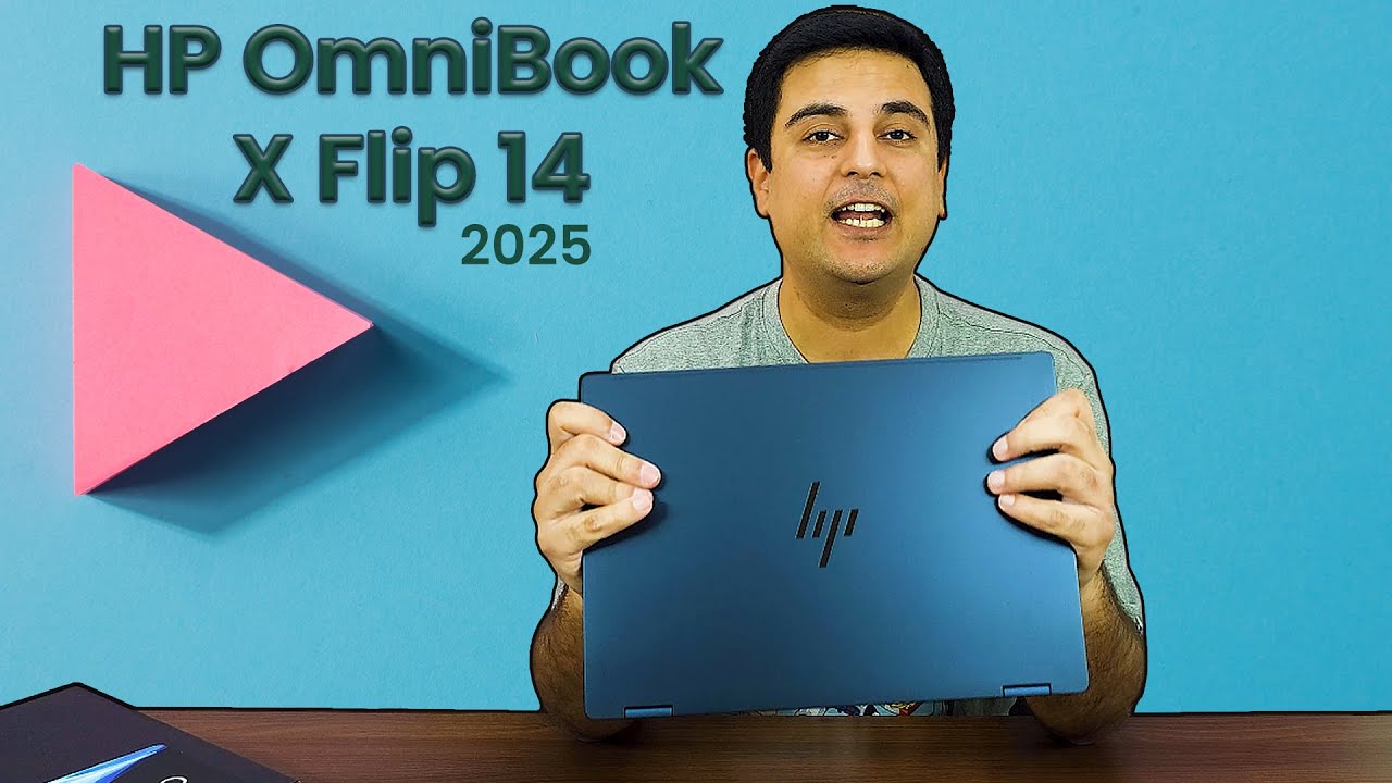 HP OmniBook X Flip 14 with Intel Core Ultra 7 - The latest in 360 degree flip tech