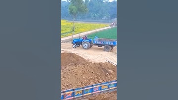 Unloading Zone #tractor #shorts #shortvideo #short #SONALIKA #mahindra
