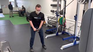 Wide Stance Right Cable Chop