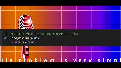 Easy leetcode python program || Find the largest number in the list  || Abicobot