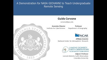 Using Giovanni and R to Analyze Data in an Undergraduate Remote Sensing Class