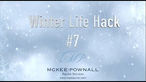 Winter Life Hack #7 Dr. Andrea Dub-Collum