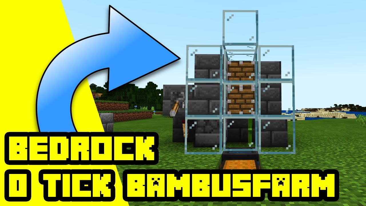Minecraft Bambusfarm 1.17 | mit 0 Ticks Tonnenweise Bambus
