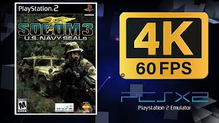 SOCOM 3 U.S. Navy SEALs | PS2 (PCSX2) | 4K UHD