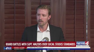 Board battles with Supt. Walters over social studies standards