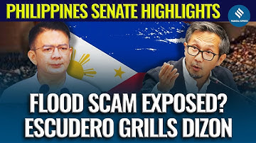 Escudero Confronts DPWH’s Dizon Over Philippines Senate Flood Control Scam | Escudero vs Dizon Clash