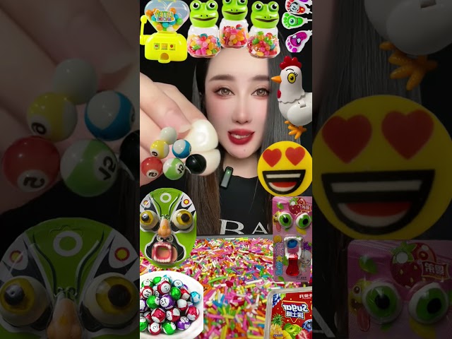 👆 #asmr #mubangeating #eatingsounds 🎉🍫🌈🍭 #candy #candying #candyeating #asmrcandy
