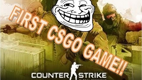 NOOBS FIRST GO AT CSGO!!! NOOB vs CSGO BOTS