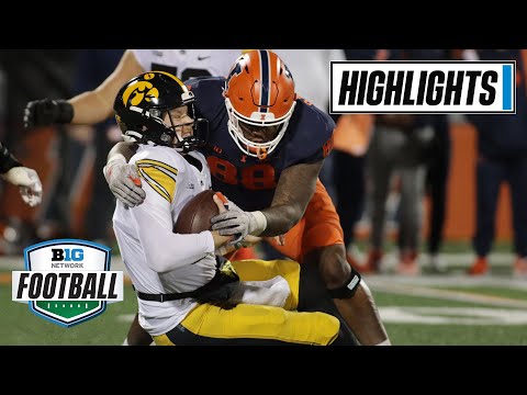 Iowa At Illinois | Highlights | Big Ten Football | Oct. 8, 2022