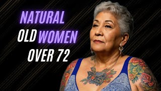 Natural Older Women Over 72 🌺 Courage Inked: Margaret's Tattoo Tale #naturaloldwoman #over70 #over75