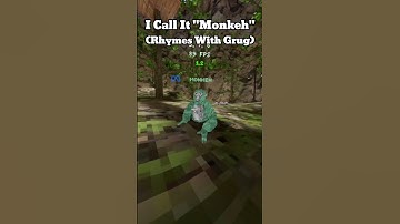 I Call It "Monkeh" It Rhymes With Grug! #gorillatag #gtagghost #fashiontrends #vr #gtag #gorilla