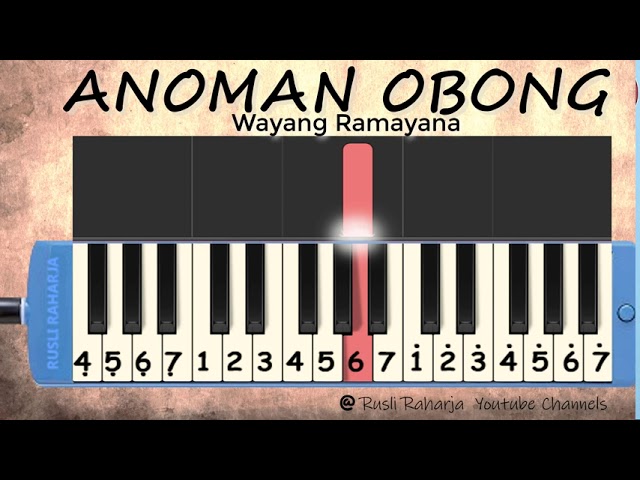 Not Lagu Juragan Empang Anoman Obong not pianika - YouTube