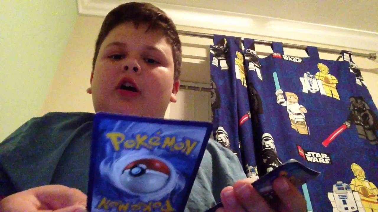Ryan's first vid Pokemon card review - youtube