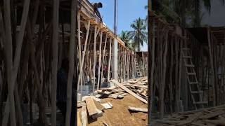 How to Install Shuttering Formwork for Slab &amp; Beam | Complete Site #ShutteringWork  #shorts #reels