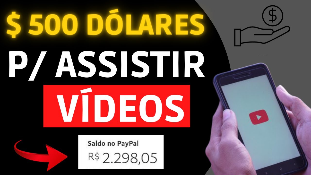 SITE NOVO – GANHE EM DÓLAR PARA ASSISTIR VÍDEOS / RENDA EXTRA ONLINE