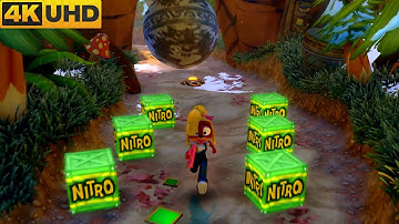 Crash Bandicoot 2 - N. Sane Trilogy (Crash Crush) Crystal/Gem Get [4K 60FPS].