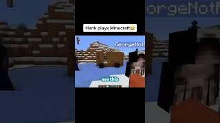 Hank Play In Minecraft Mining His Minerals