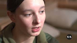 Ukrainian Girls Study, Train, Compete With Boys at Military School | VOANews