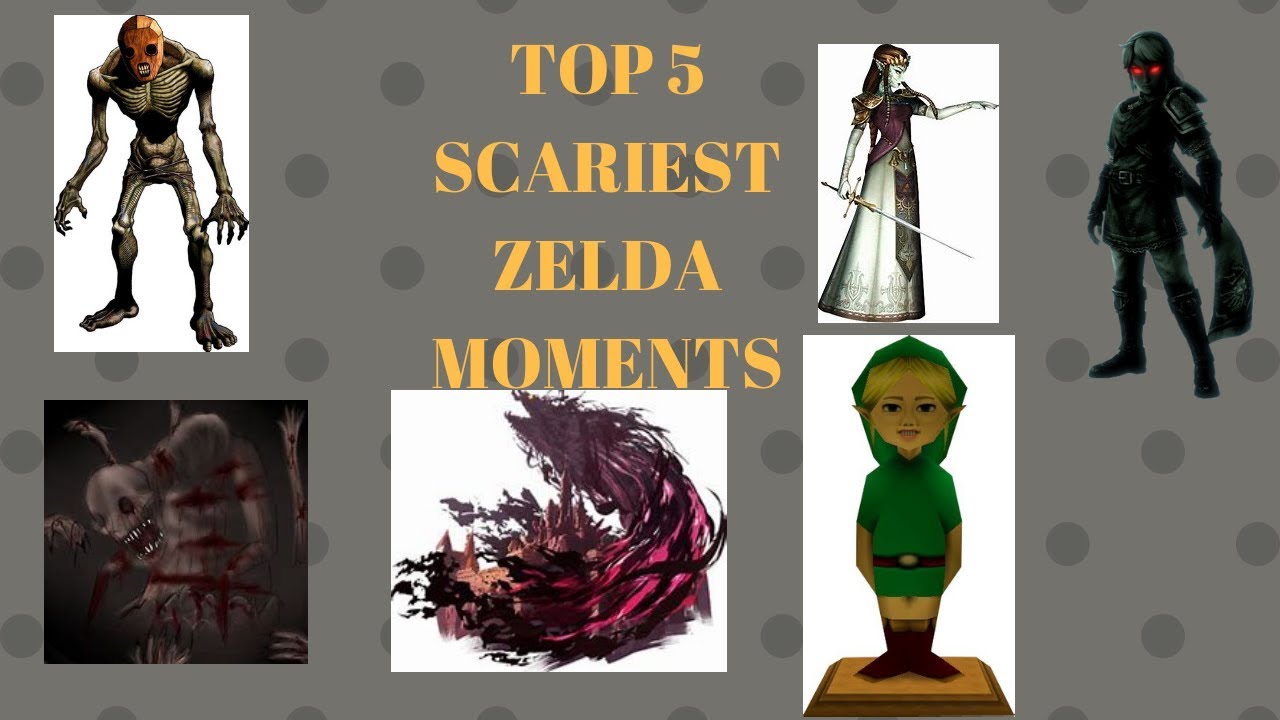 Top 5 SCARIEST ZELDA MOMENTS!!! YouTube