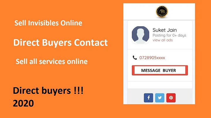 Selling The Invisible: The  Best Way To Sell Your Services Online