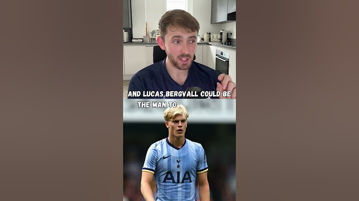 LUCAS BERGVALL IS GOING TO STAR FOR SPURS THIS SEASON!