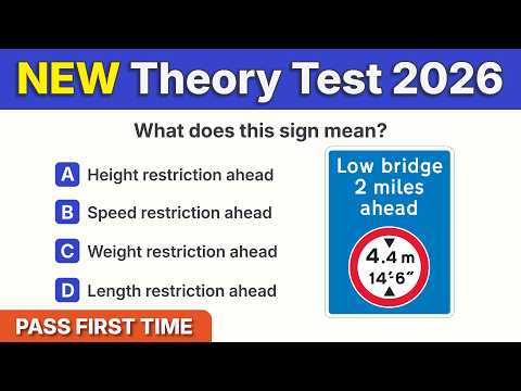 NEW Theory Test 2026 UK | UPDATED DVSA Styled Test Questions (Must Watch!) | PASS FIRST TIME