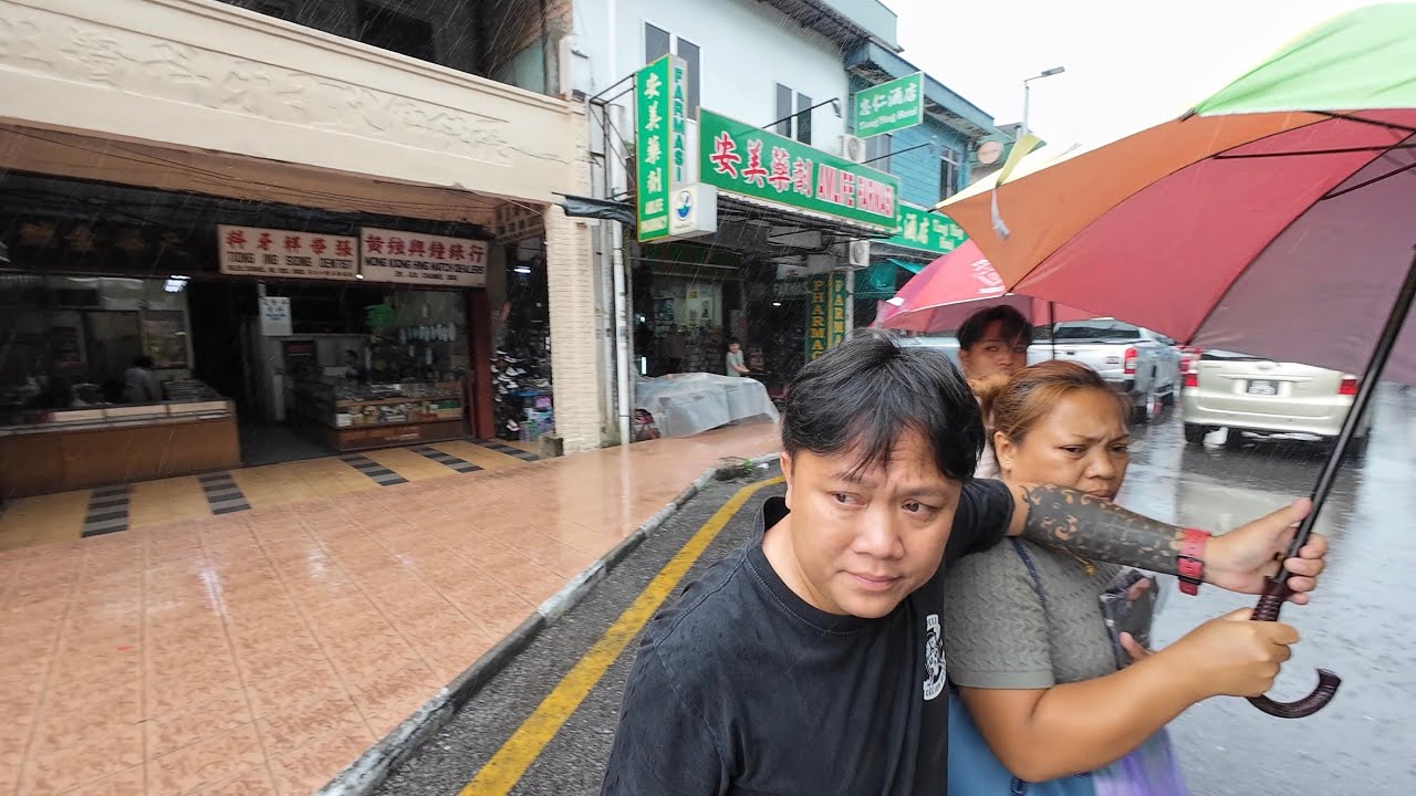 SIBU CENTRE MARKET BELI KETAM NIPAH // CHANDRAMUKI DAPAT SUPRISE  HARI GAWAI //