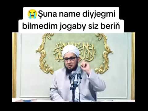 Şuña näme diýjegimi bilemok Menä ýüregime jüñk boldy Allah razy bolsyn Ahun agadan